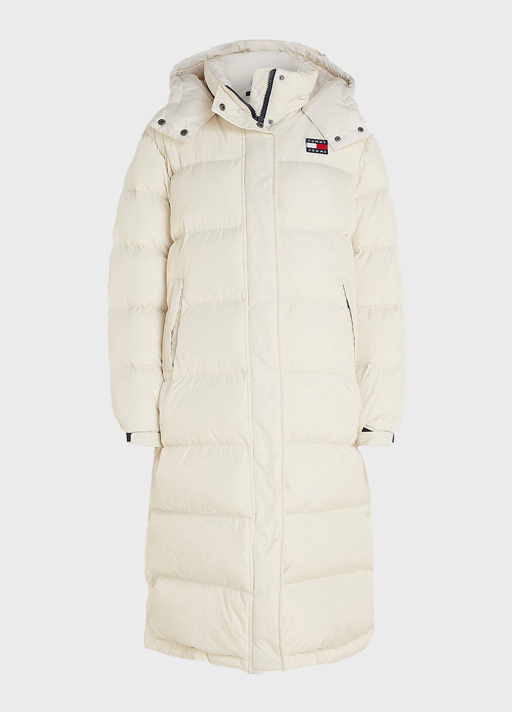 Бежевая зимняя куртка Tommy Jeans