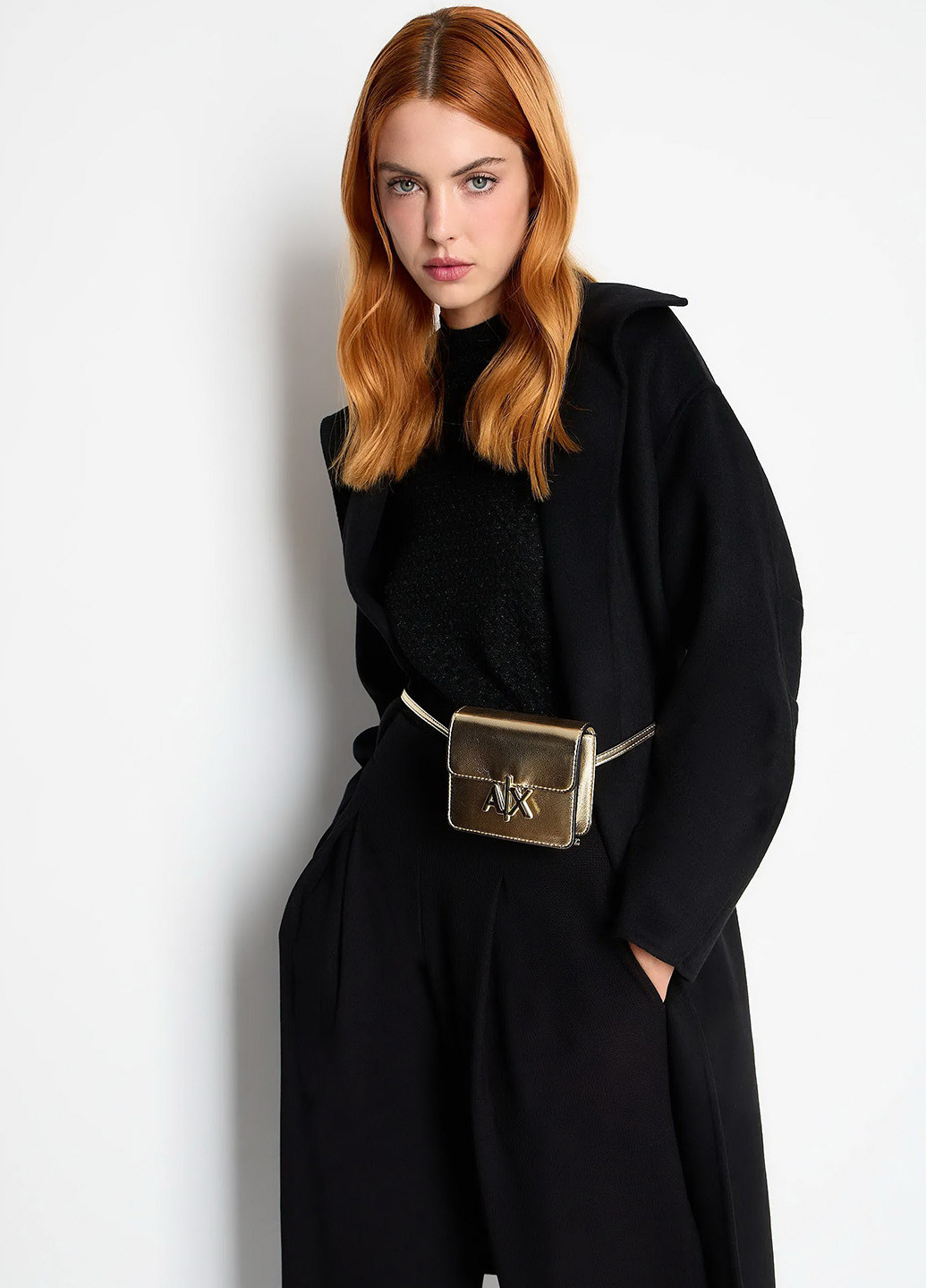 Чорний демісезонний светр Armani Exchange