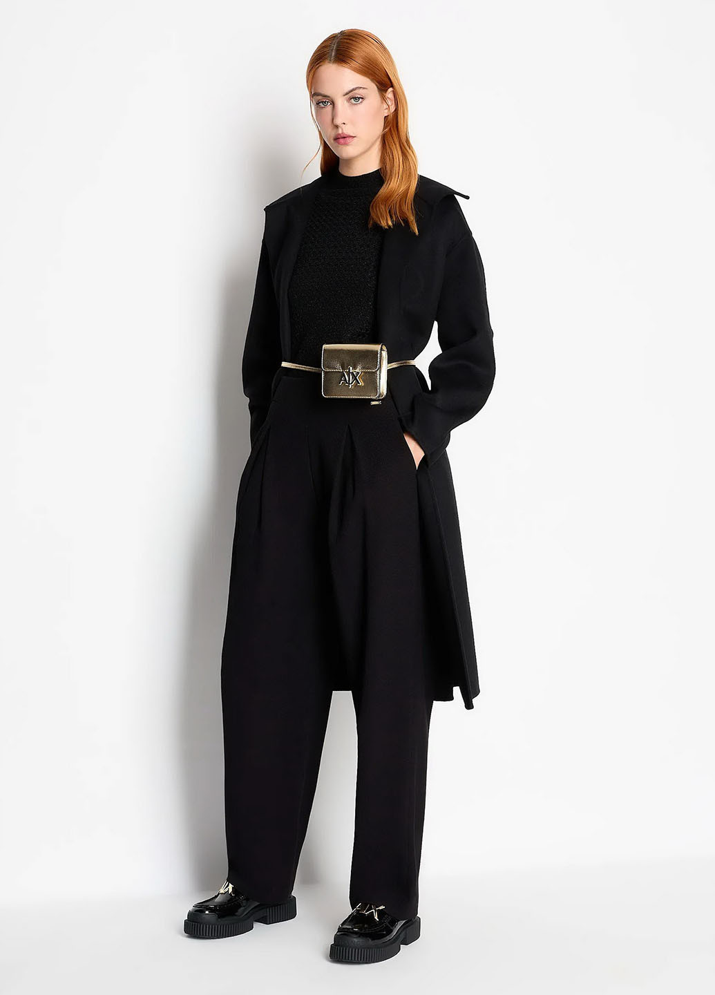 Чорний демісезонний светр Armani Exchange