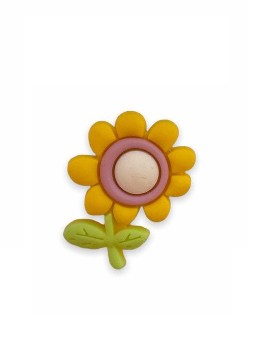 Джибитсы для Желтый цветочек № 64 Crocs jibbitz (253719453)