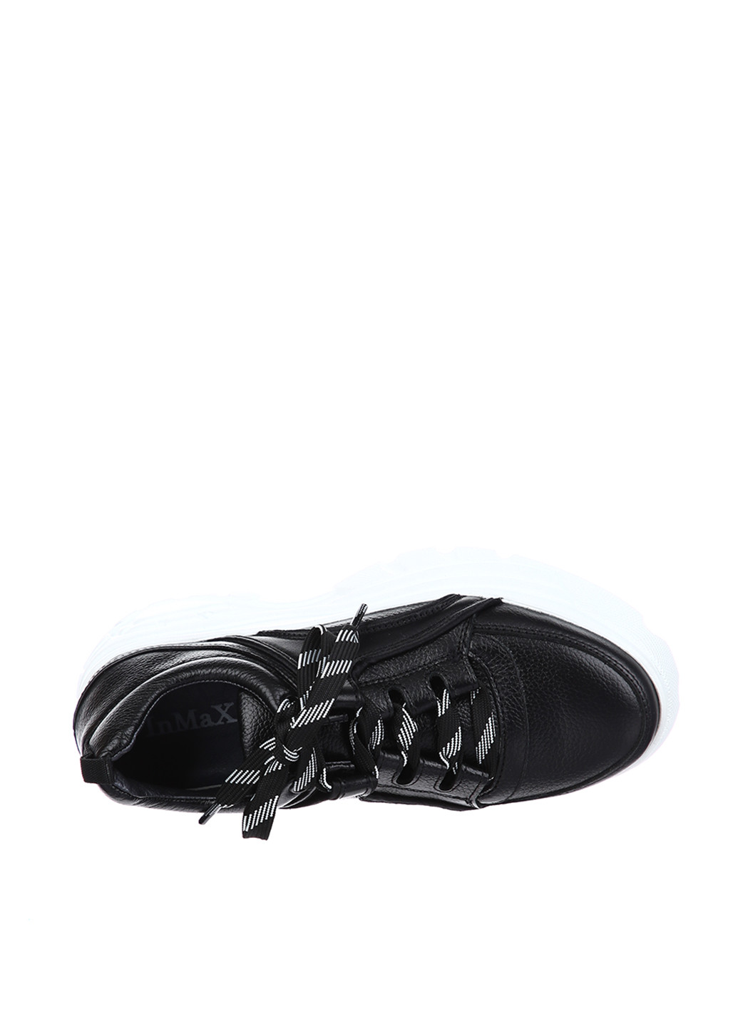 Черно-белые демисезонные кроссовки In Max