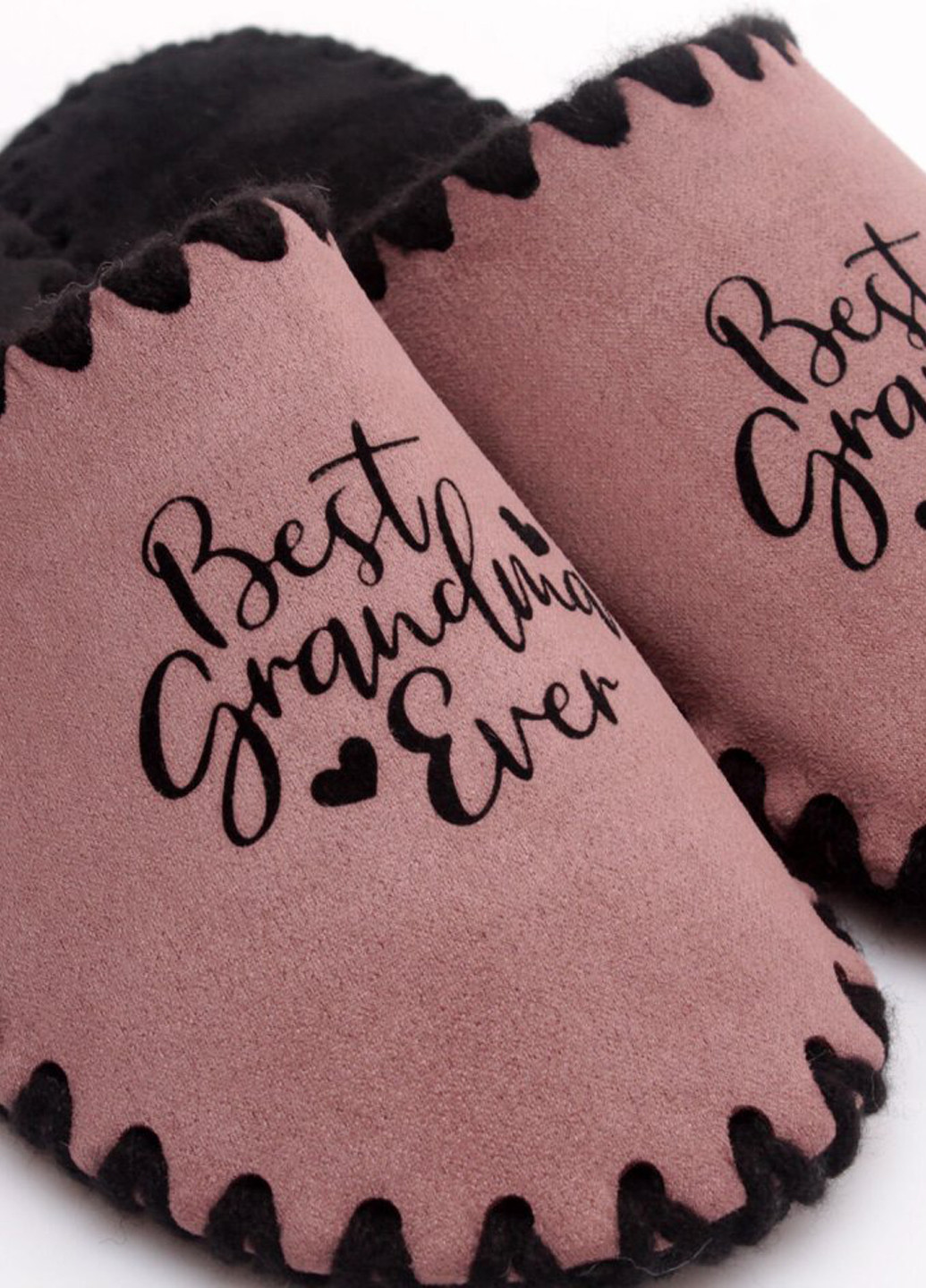 Розово-коричневые тапочки Family Story