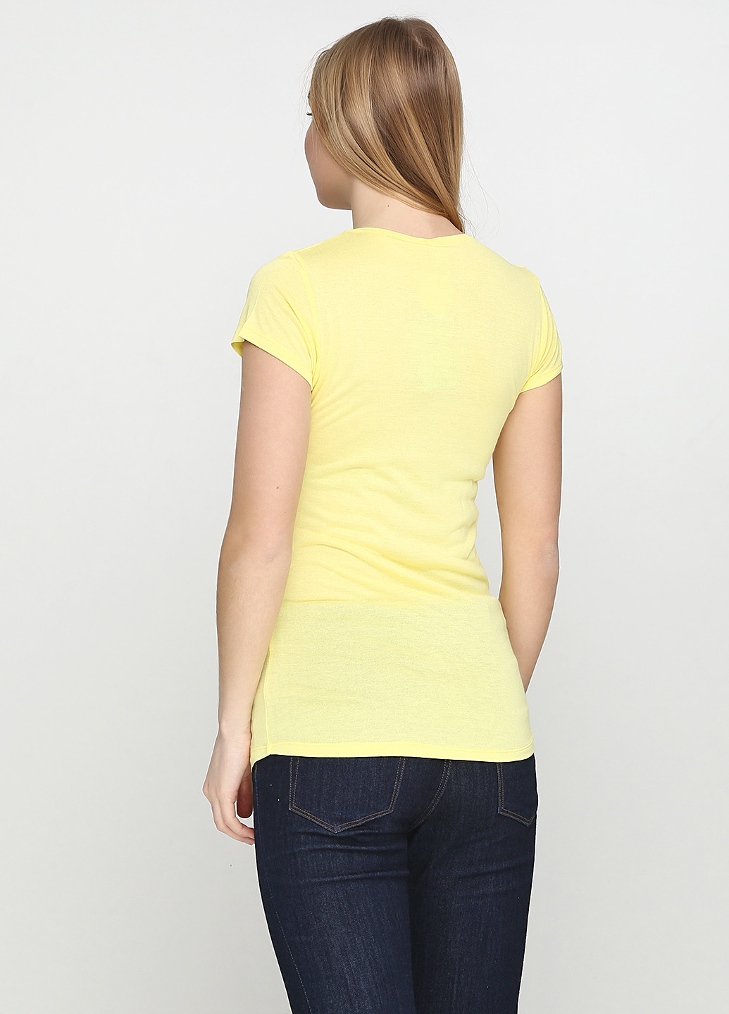 Желтая летняя футболка Keppa