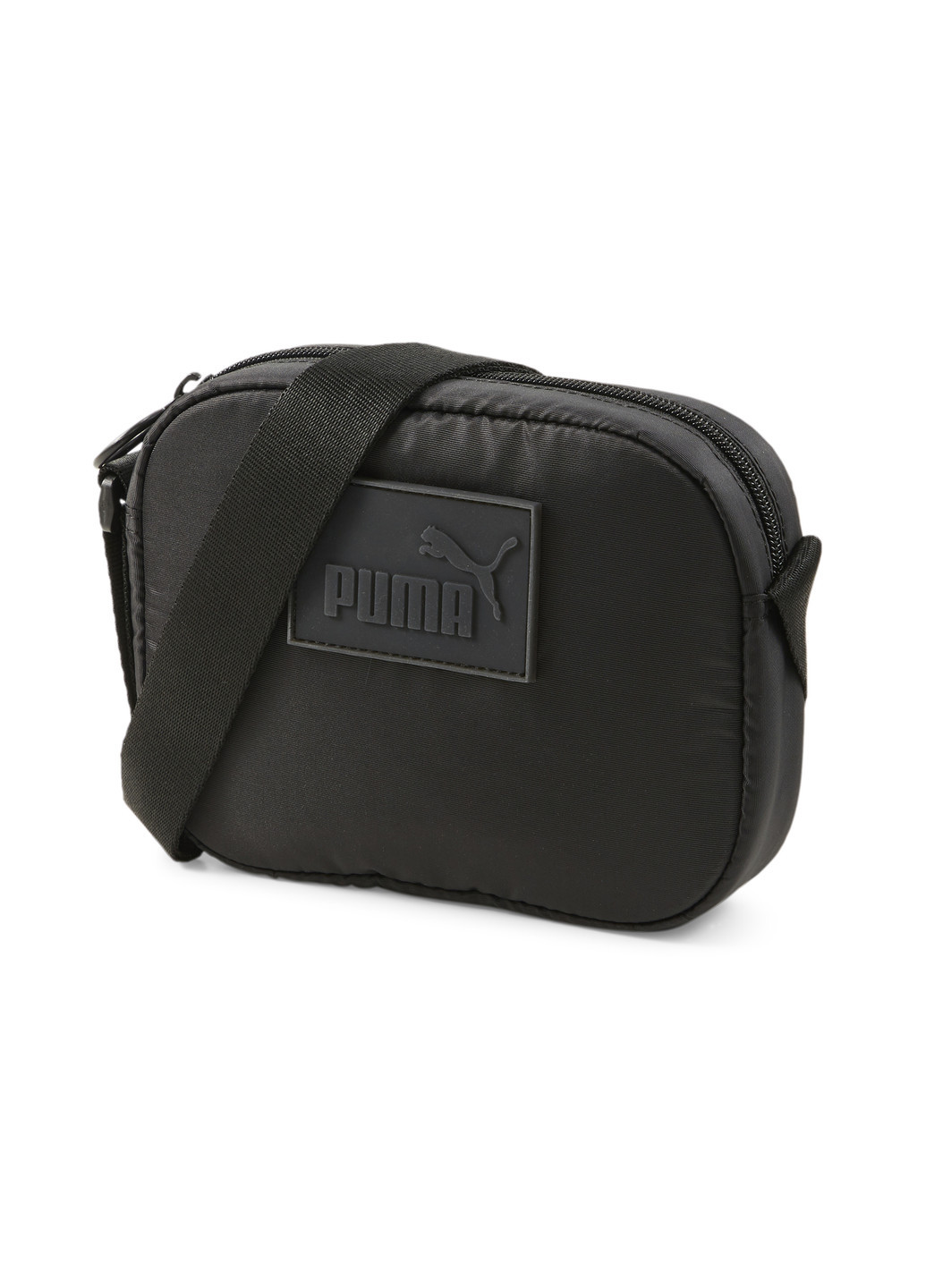 Сумка Pop Women's Cross-Body Bag Puma однотонный чёрный спортивный