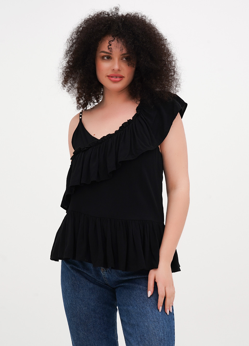 Чёрная блуза Vicolo