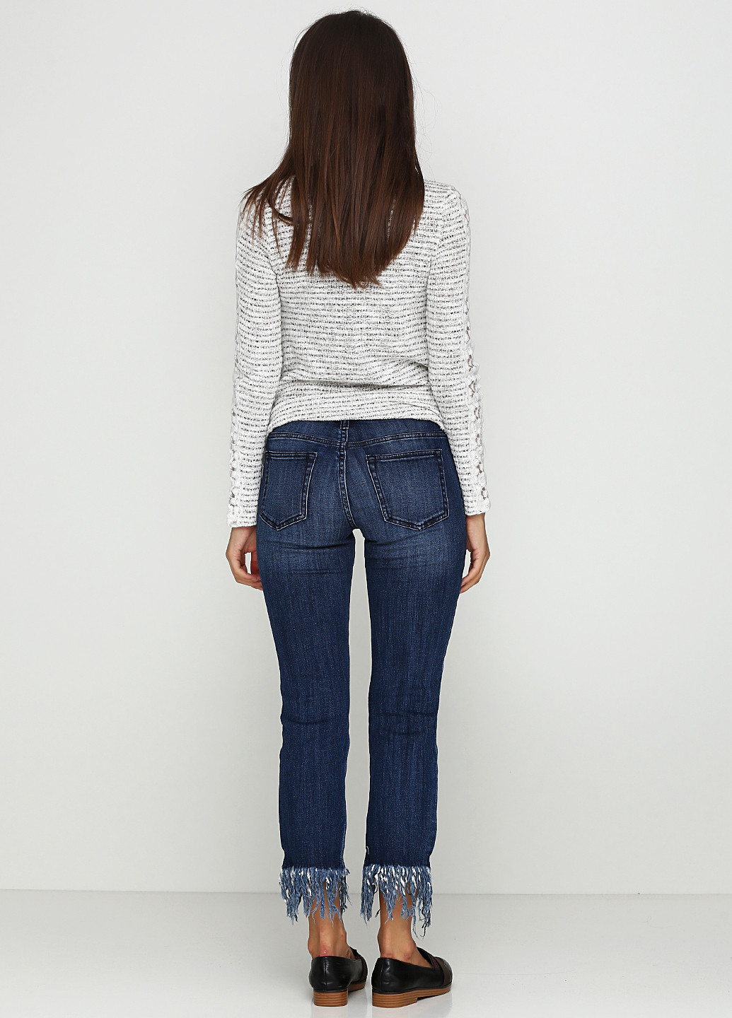 Синие демисезонные джинсы Francesca's