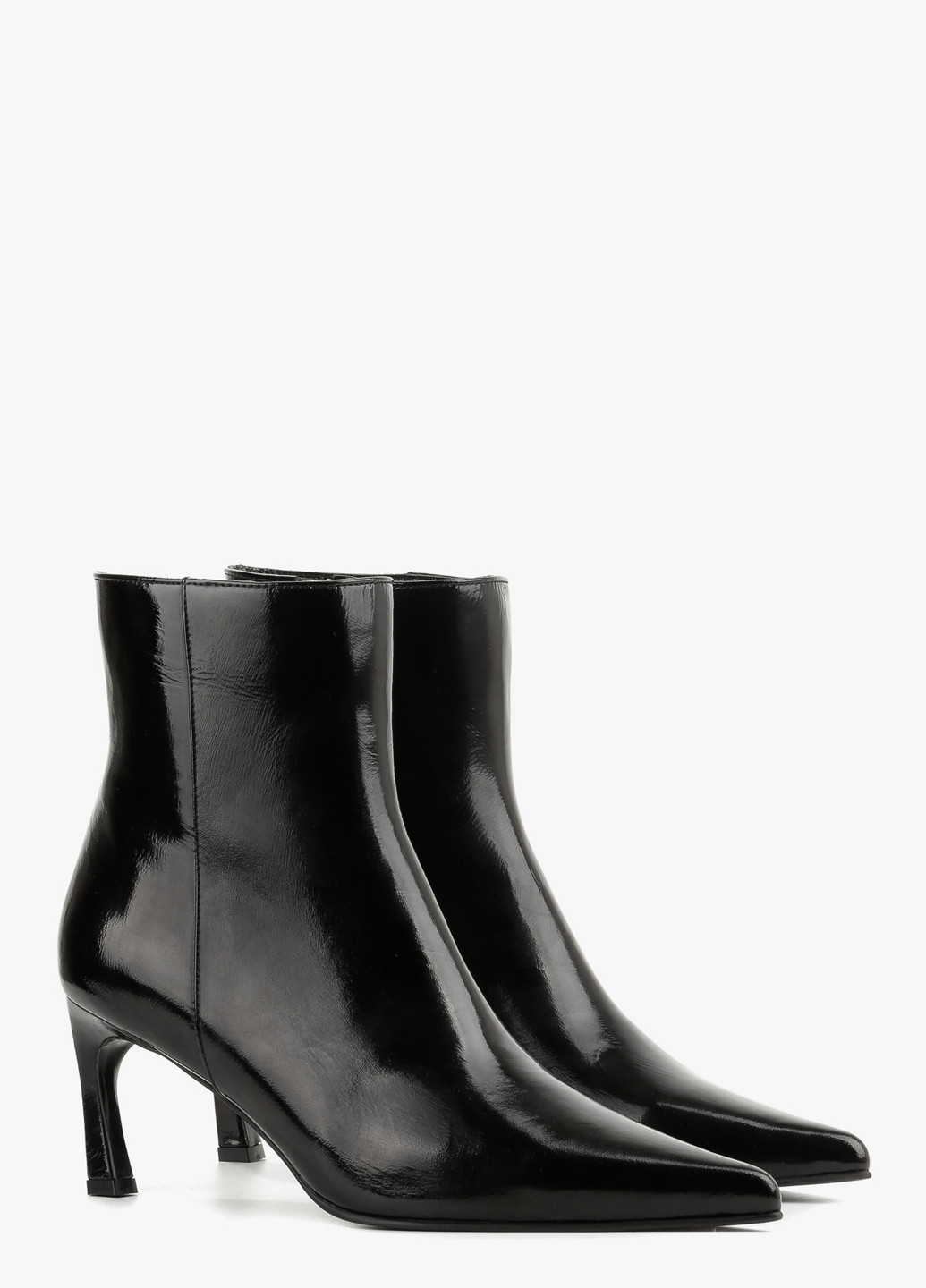 Черные демисезонная ботильоны Le'BERDES