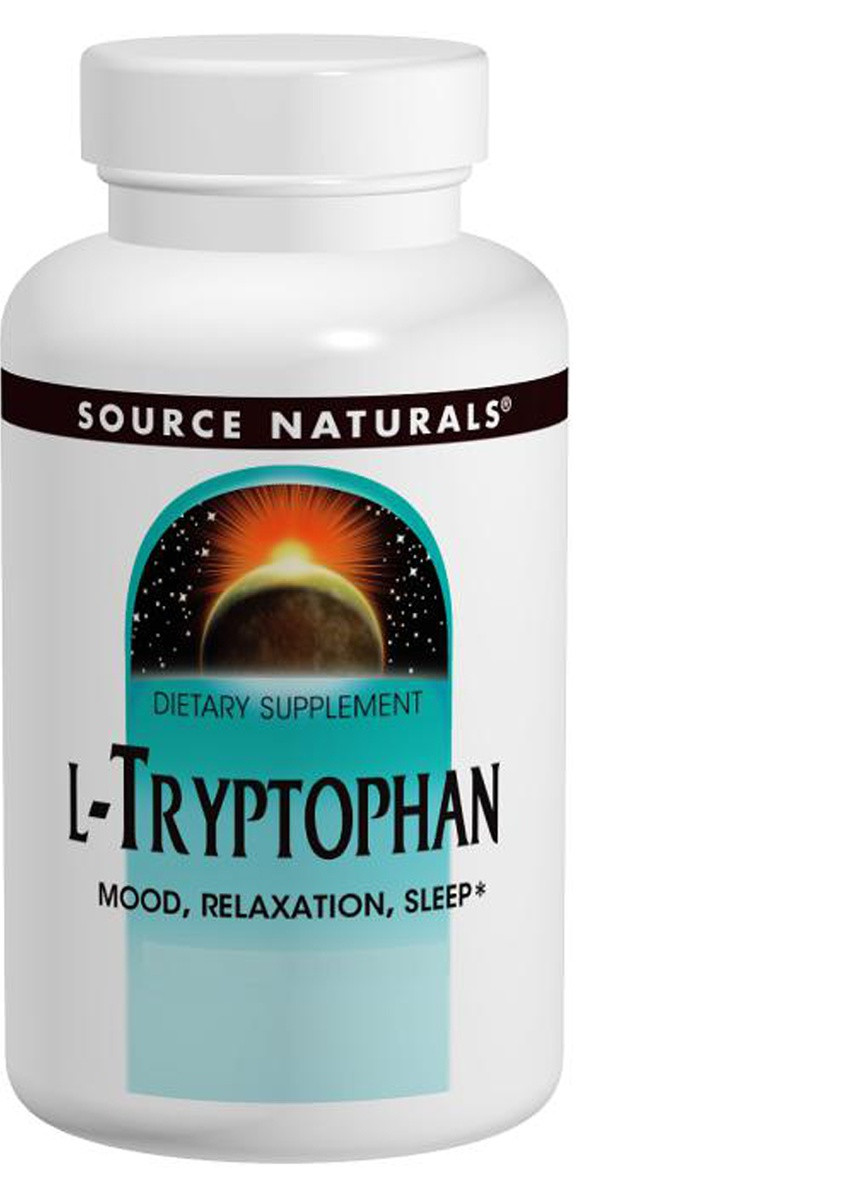 L-Триптофан, 500 мг,, 30 таблеток Source Naturals (228293089)