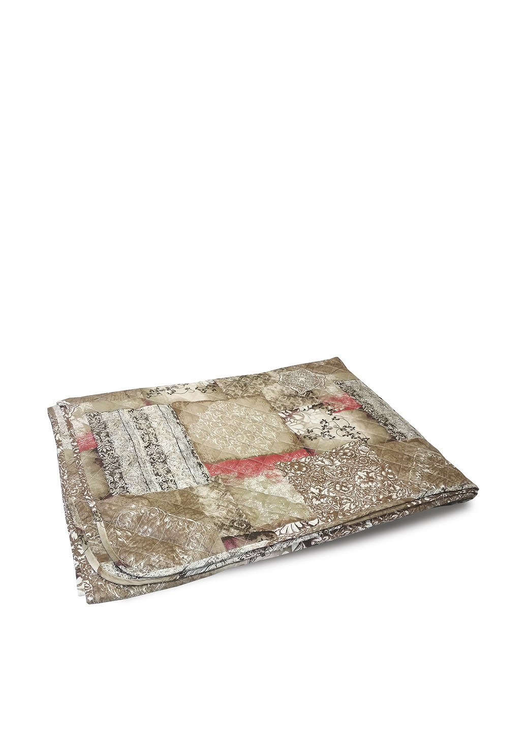 Одеяло-покрывало, 140х205 см Leleka-Textile рисунок бежевое