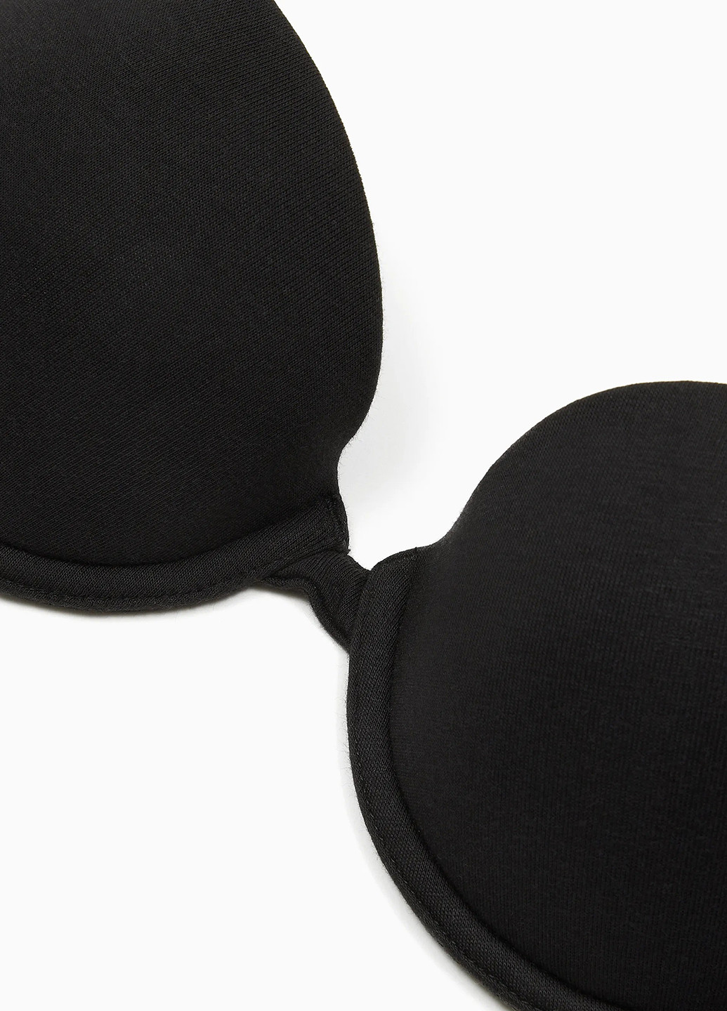 Чорний демісезонний комплект (бюстгальтер, трусики) Emporio Armani