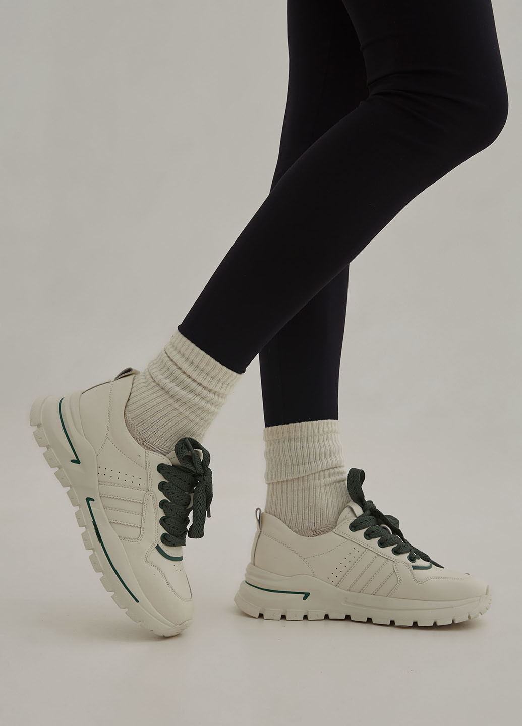 Кроссовки Iva молочные демисезоны (259134540)