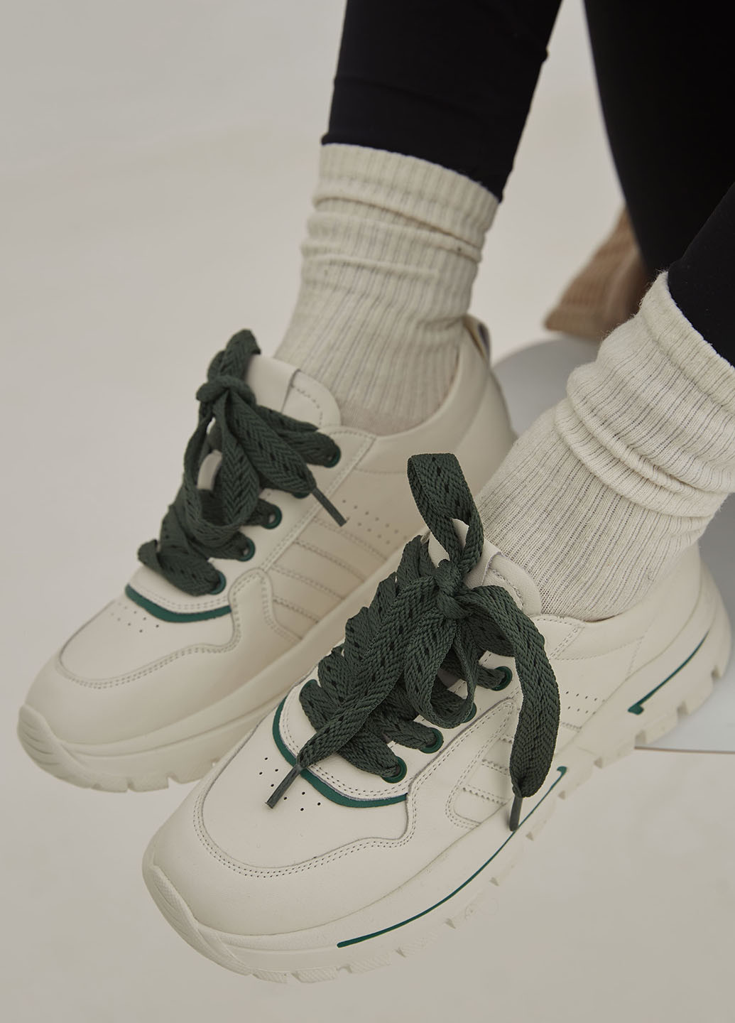 Кроссовки Iva молочные демисезоны (259134540)