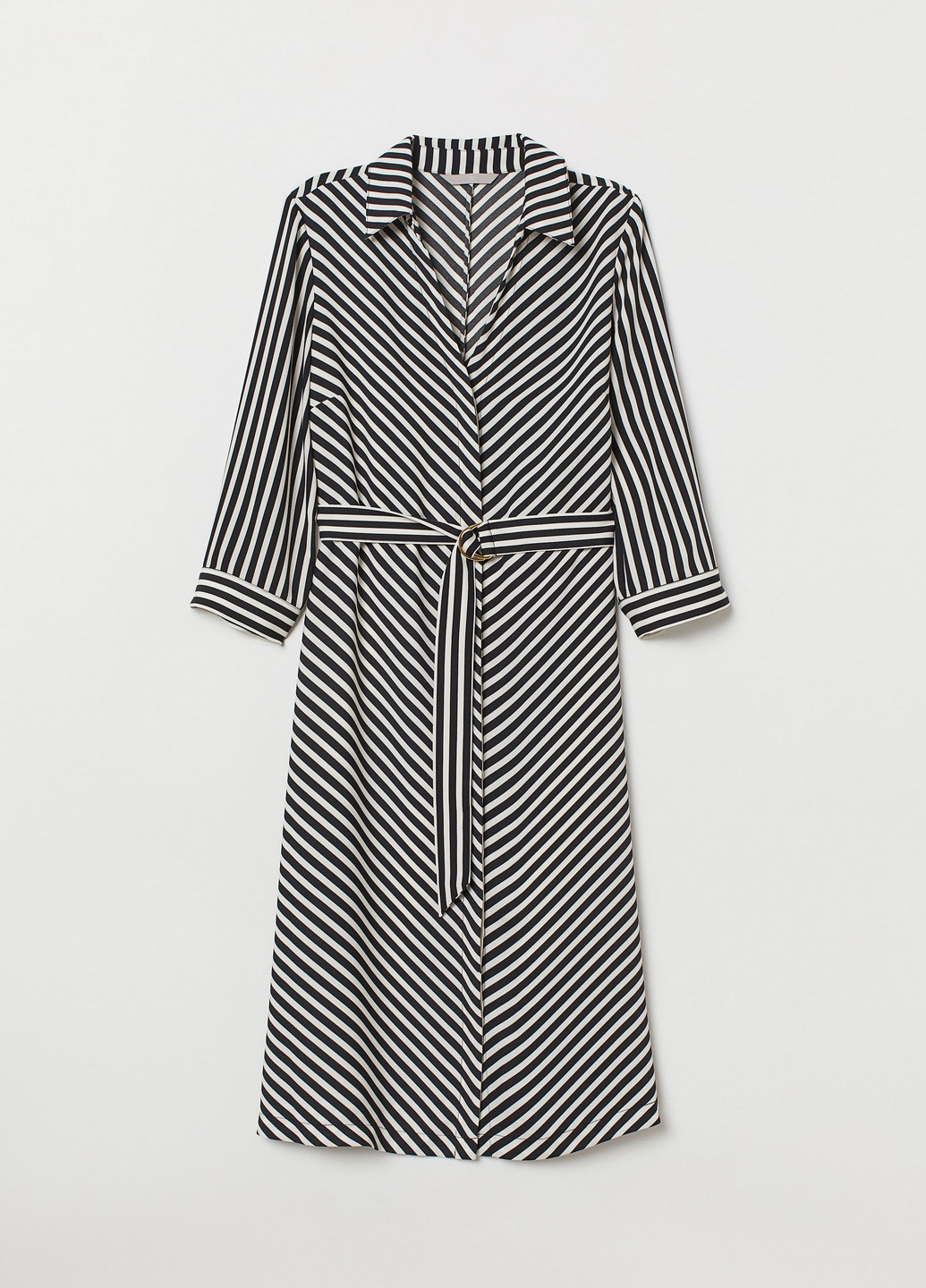 Чорно-білий кежуал сукня H&M