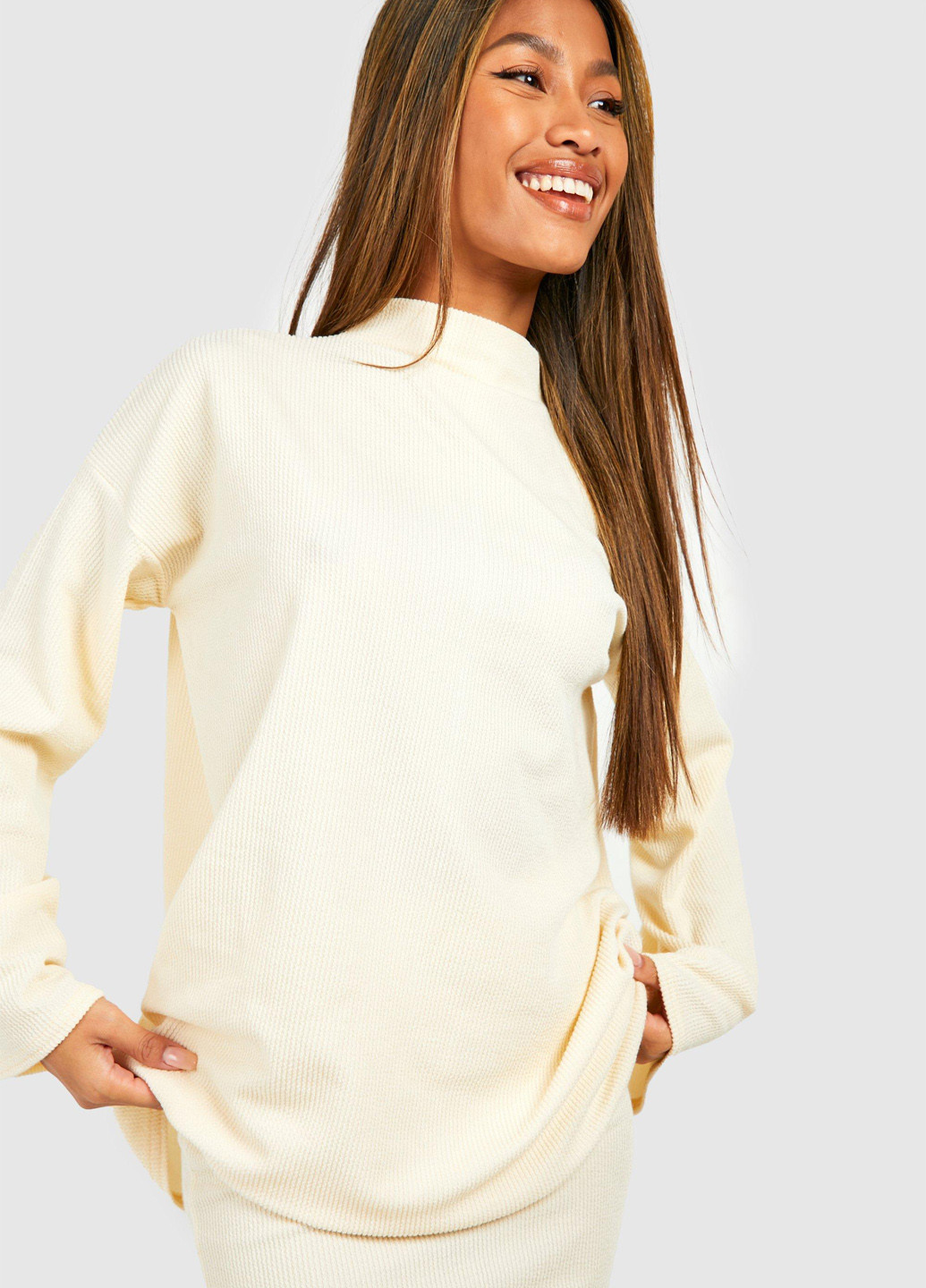 Молочний демісезонний светр Boohoo