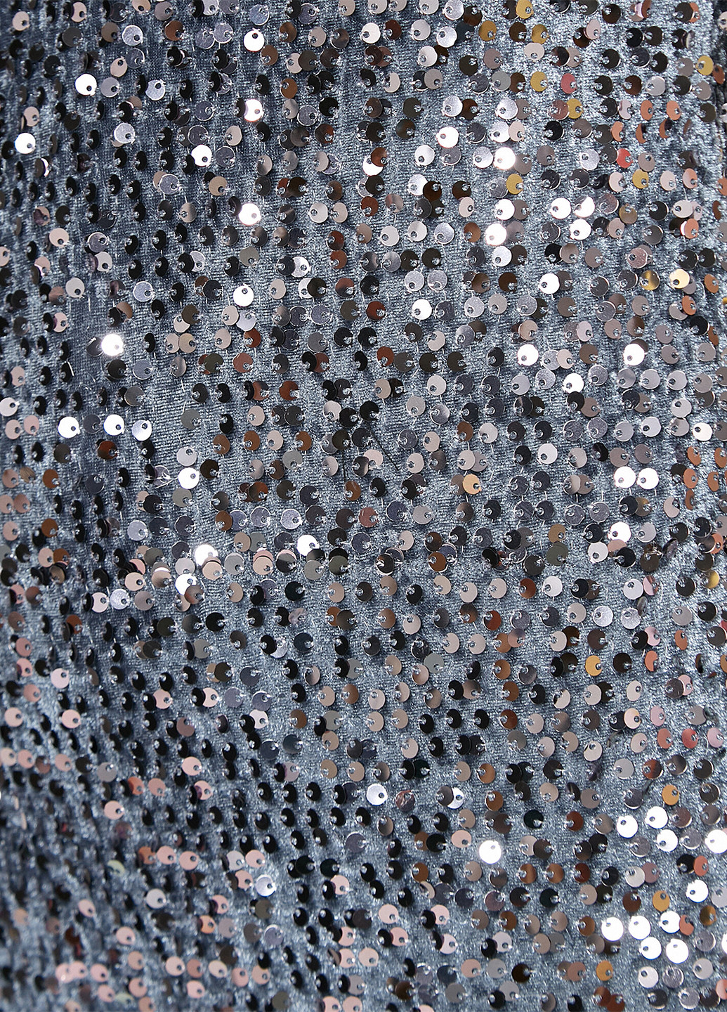 Серебряное коктейльное платье футляр KOTON однотонное