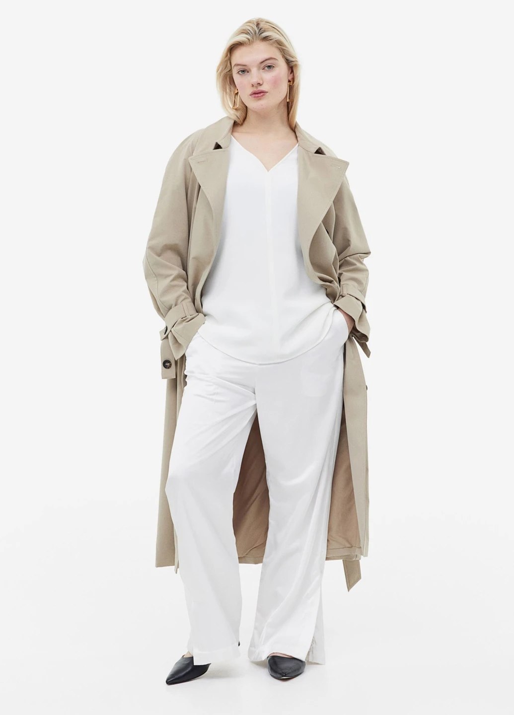 Белая блуза H&M