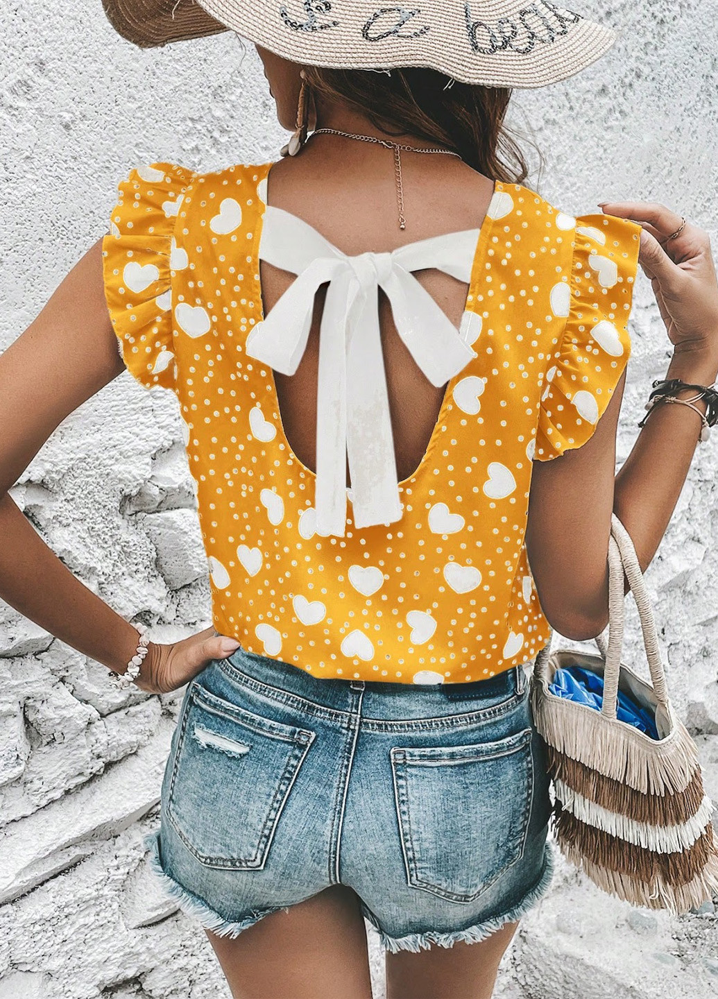 Жовта блуза SHEIN