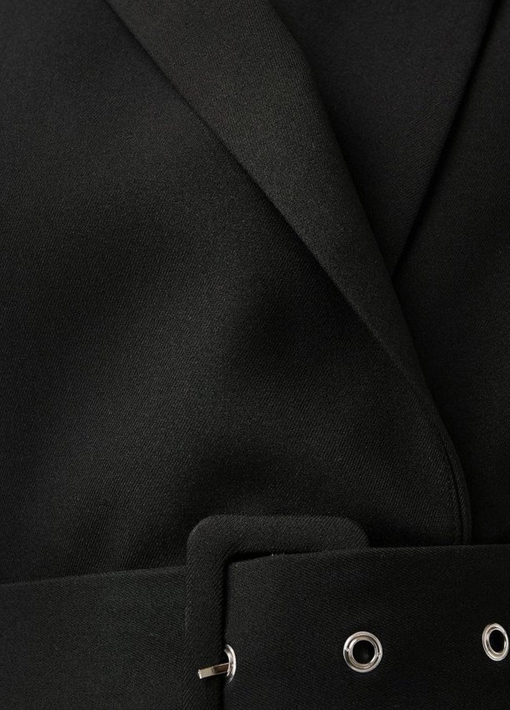 Черное кэжуал платье платье-жакет NA-KD однотонное