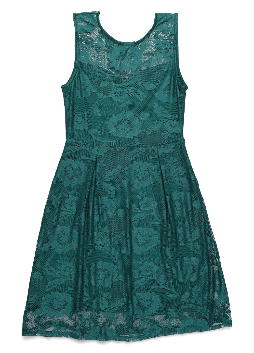 Изумрудное коктейльное, кэжуал платье Anna Field однотонное