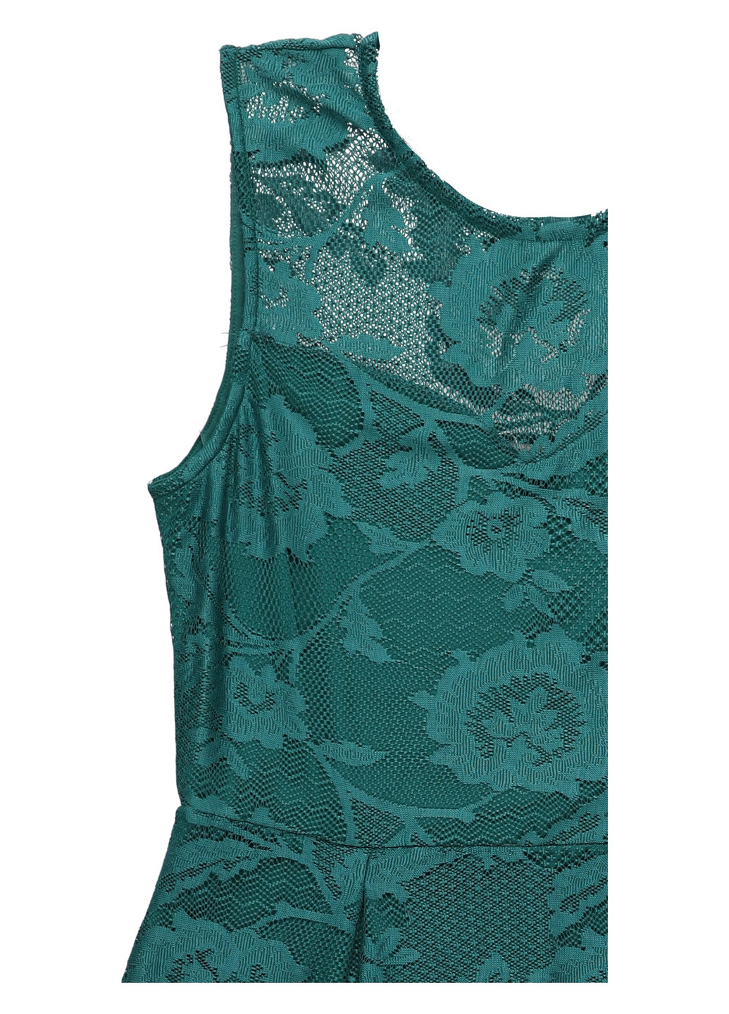 Изумрудное коктейльное, кэжуал платье Anna Field однотонное