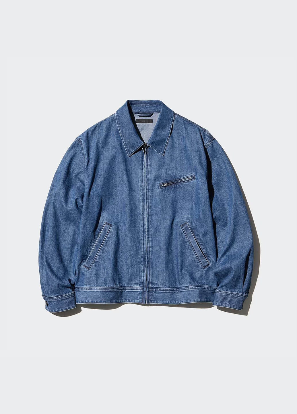 Синя демісезонна куртка Uniqlo