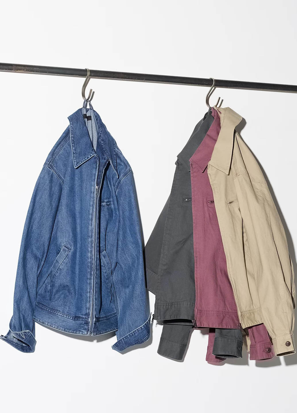 Синя демісезонна куртка Uniqlo