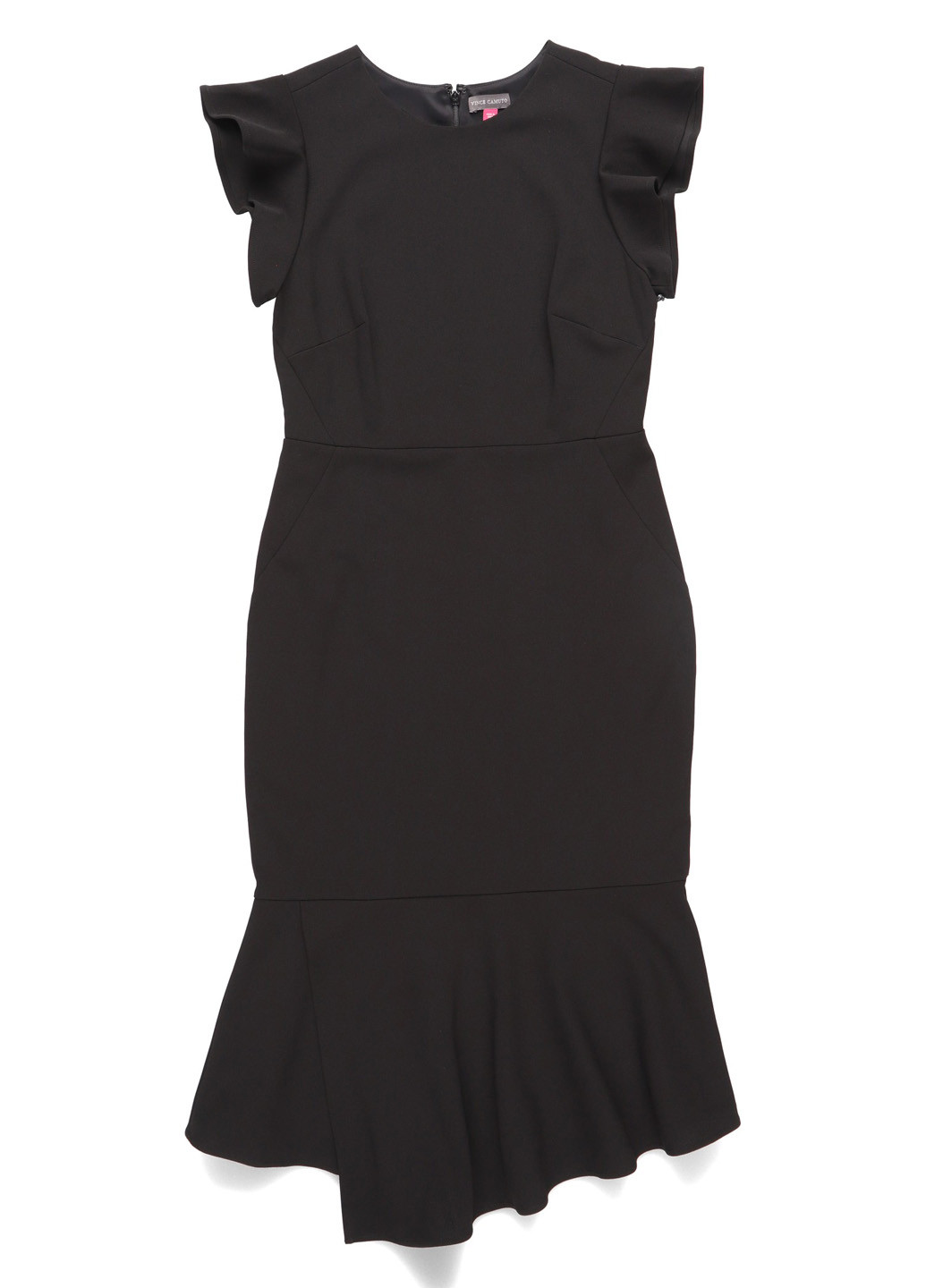 Черное кэжуал платье годе Vince Camuto однотонное