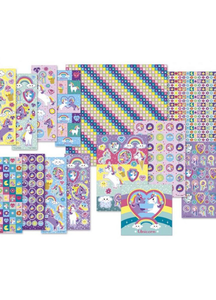 Набор для творчества Единорог. Сундучок 2000 стикеров (71391) Totum (202365263)
