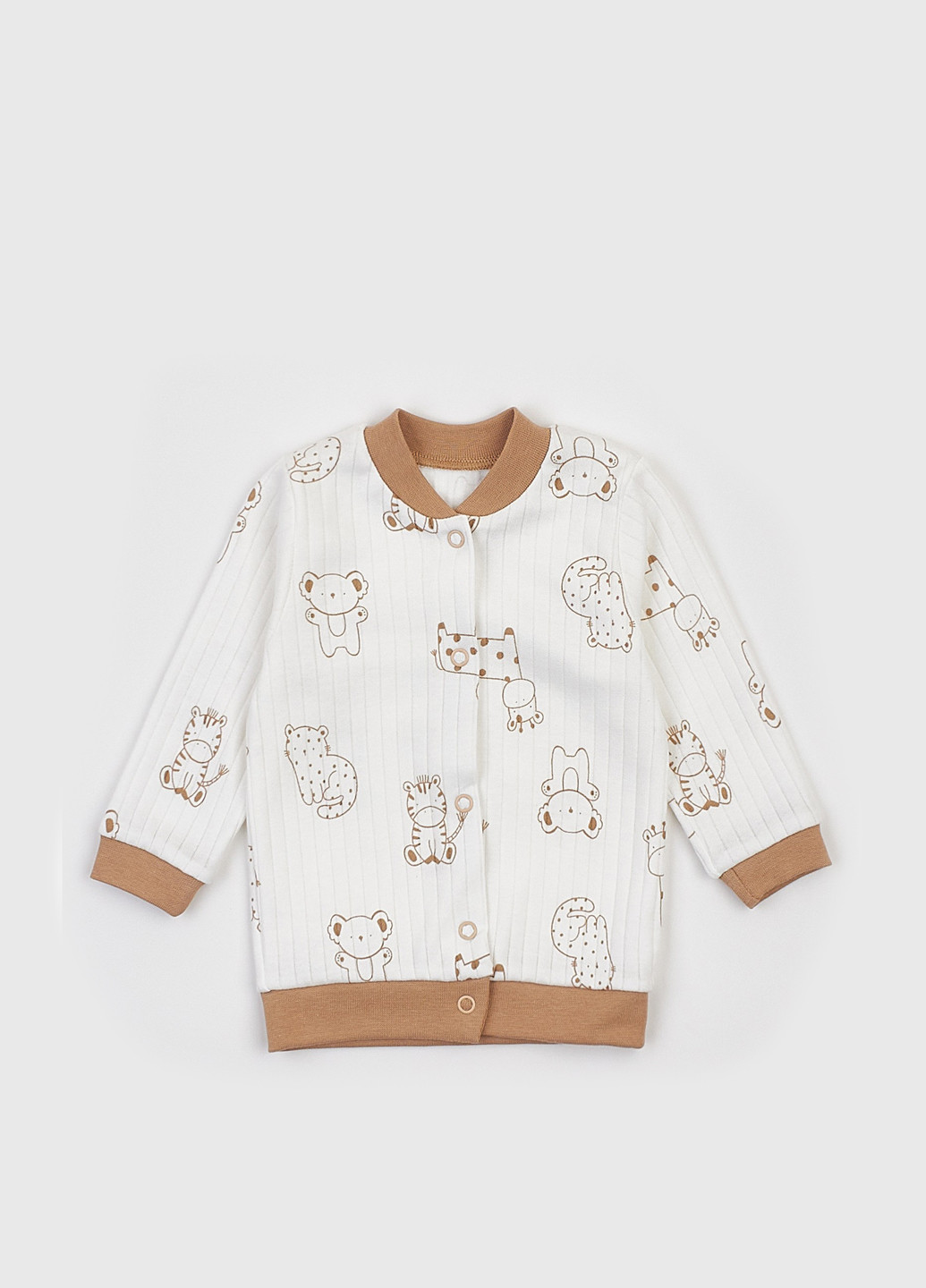 Бежевый демисезонный комплект (кофта, брюки) Ляля