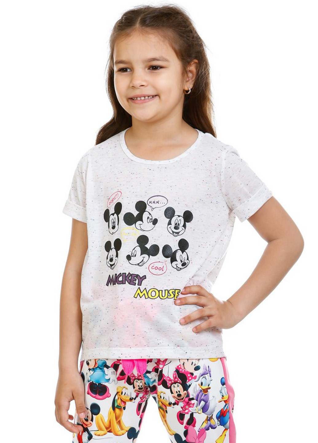 Кремова літня футболка з коротким рукавом Kids Couture