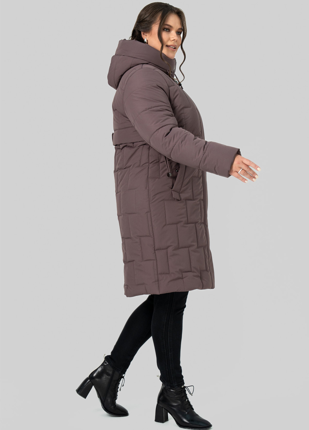 Кавова зимня куртка A'll Posa