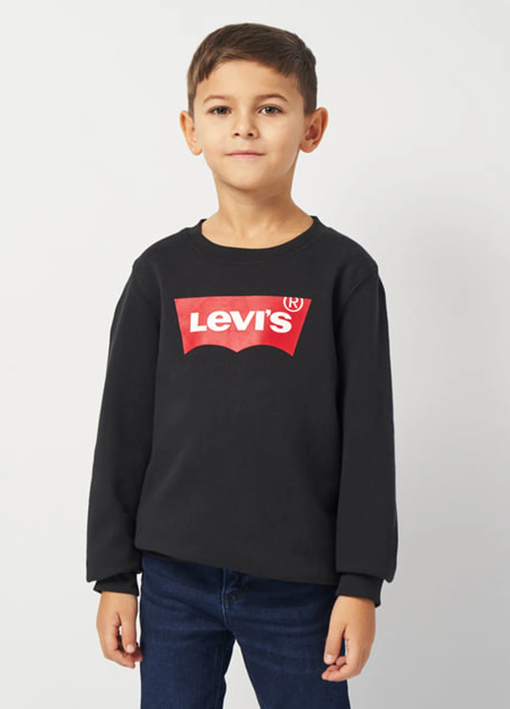 Levi's світшот логотип чорний кежуал бавовна