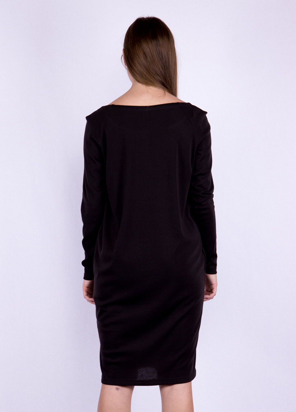 Темно-коричнева кежуал сукня а-силует Time of Style однотонна