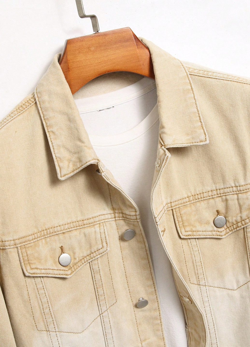 Бежева демісезонна куртка SHEIN