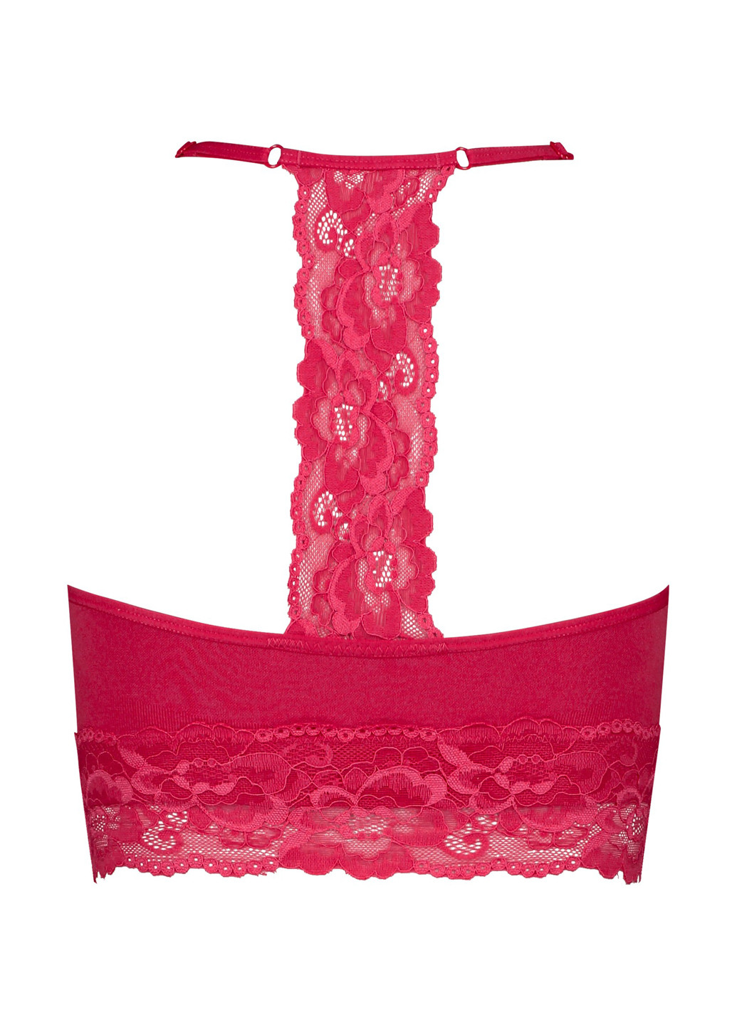 Рожевий топ бюстгальтер Hunkemoller без кісточок поліамід