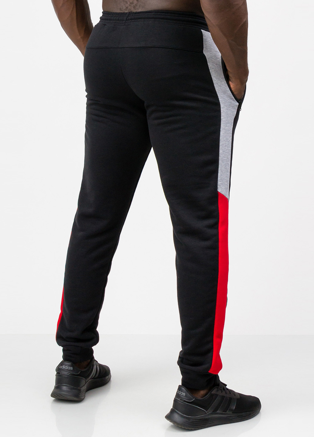 Красные спортивные демисезонные джоггеры брюки Go Fitness