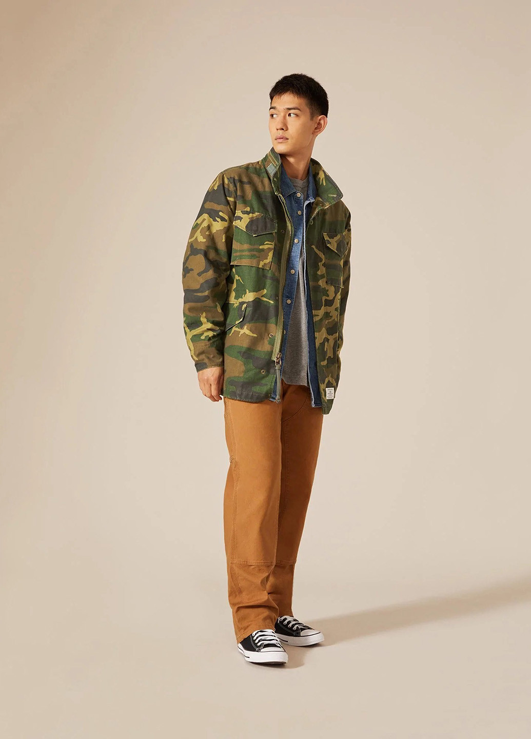 Оливкова (хакі) демісезонна куртка Alpha Industries