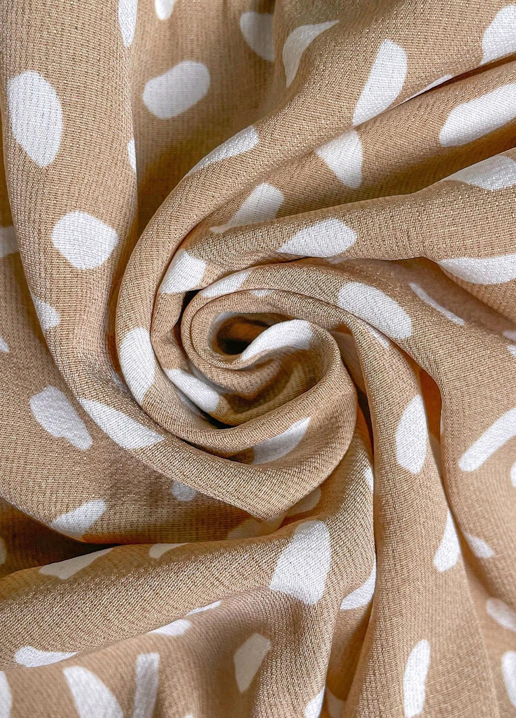 Бежева кежуал сукня SHEIN з абстрактним візерунком