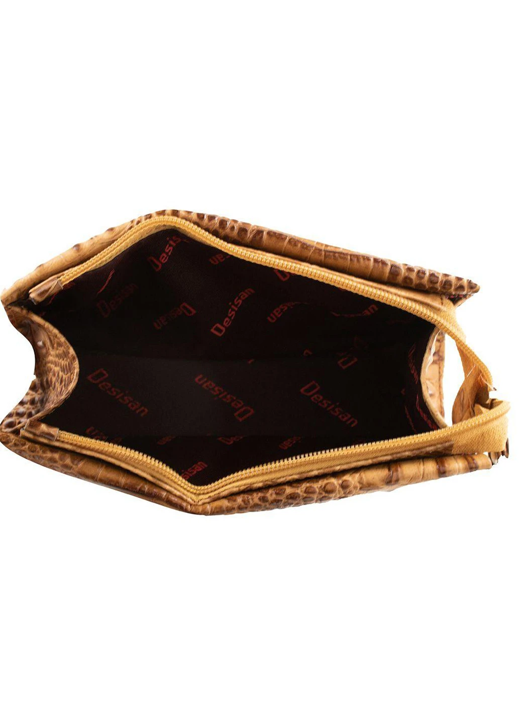 Женская кожаная косметичка 19,5х11х5,5 см Desisan (219904938)