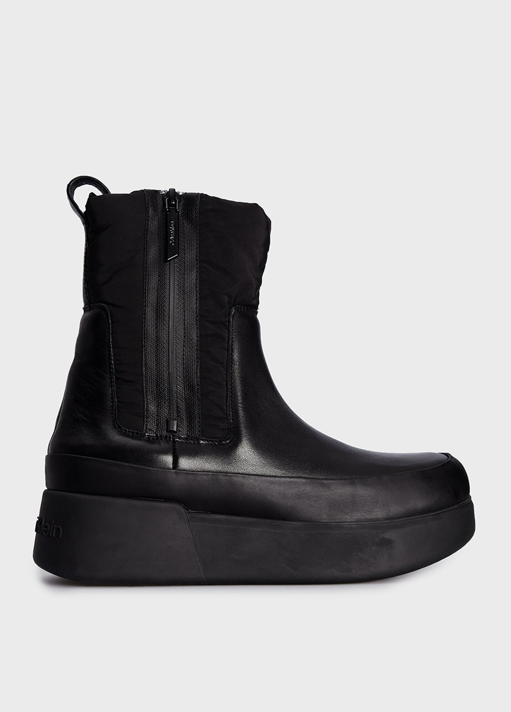 Осенние ботинки Calvin Klein с логотипом из искусственной кожи, плащевка