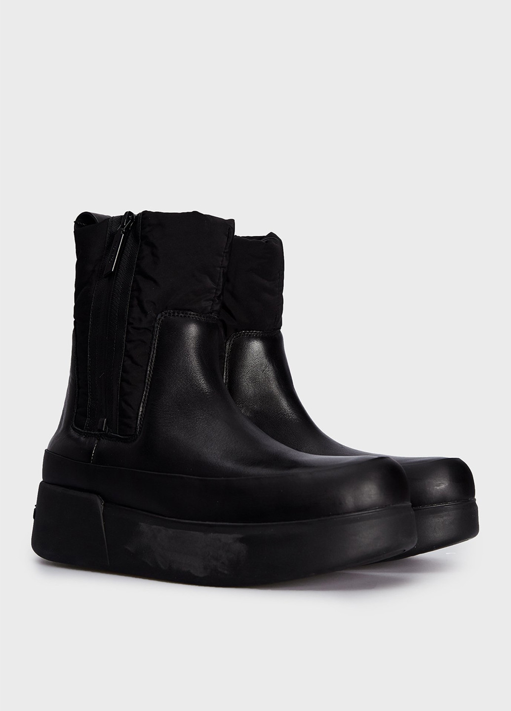Осенние ботинки Calvin Klein с логотипом из искусственной кожи, плащевка