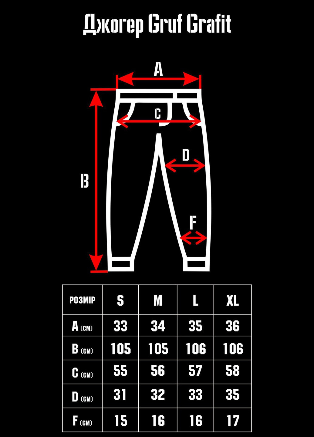 Джогери чоловічі GRUF (228156352)