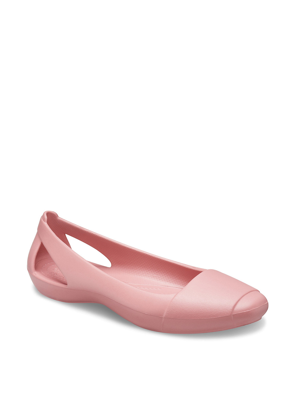 Розовые кэжуал балетки Crocs