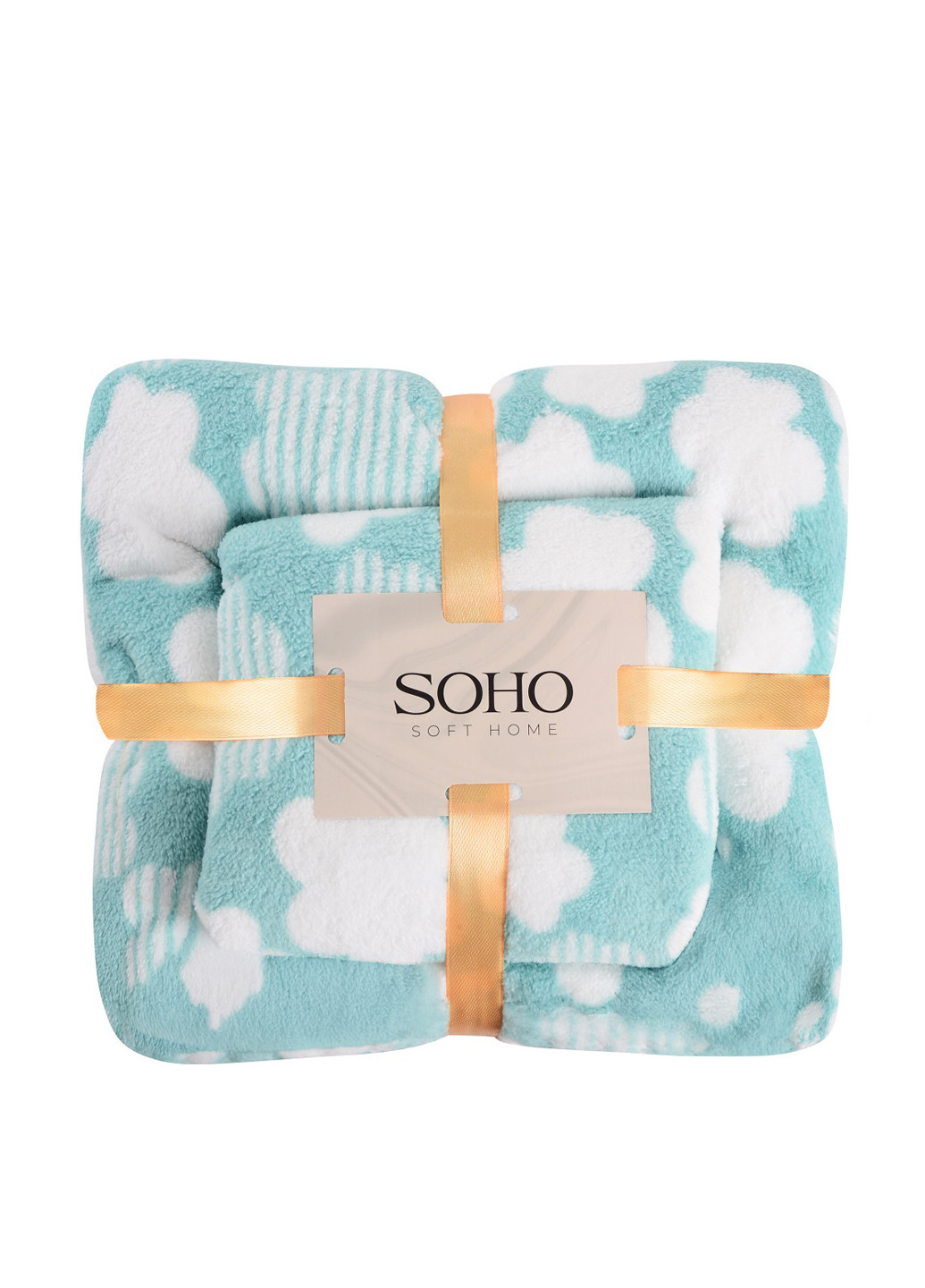 Рушник (2 шт.) Soho малюнок м'ятний