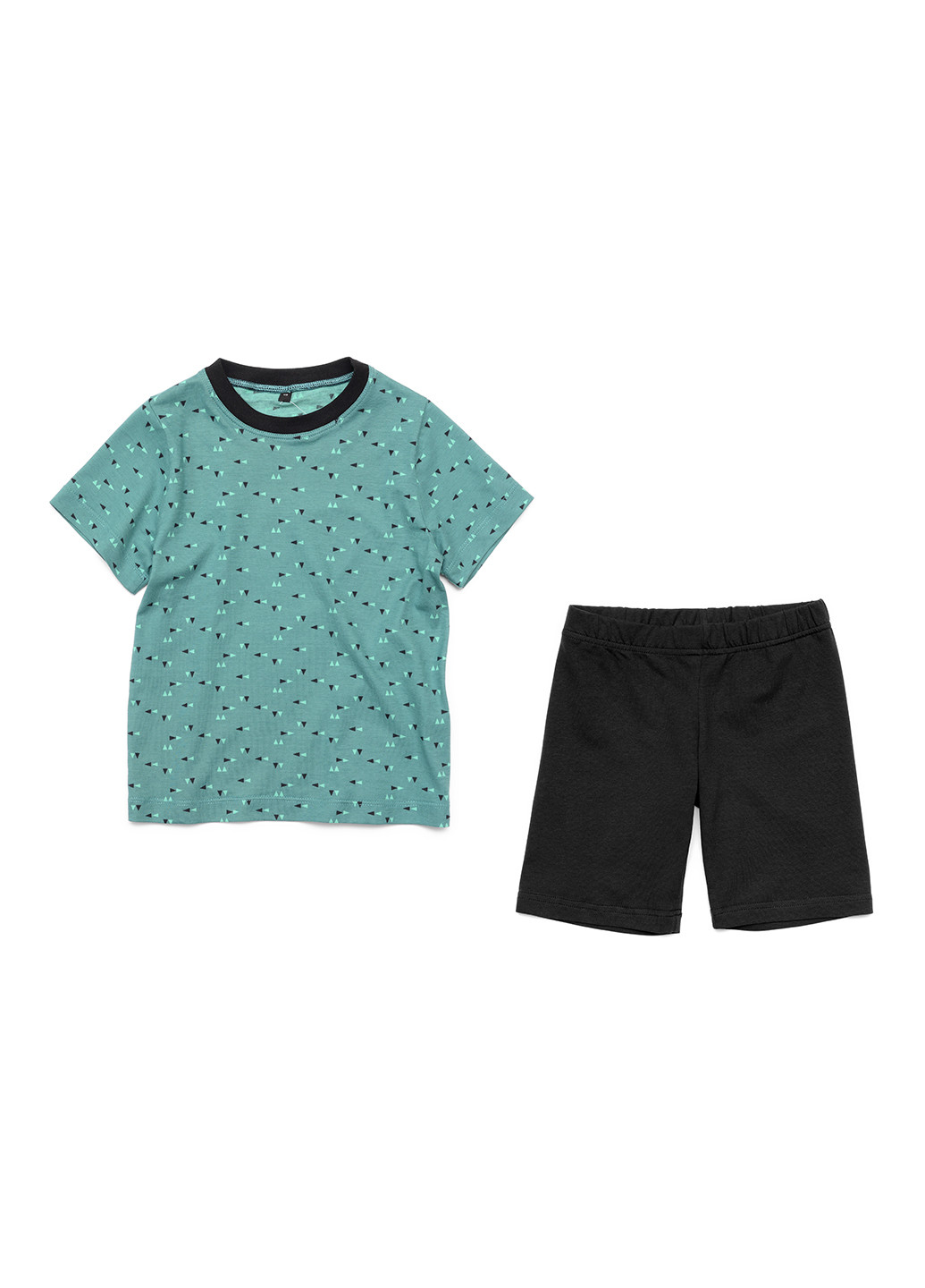 Светло-бирюзовый летний комплект (футболка, шорты) ArDoMi