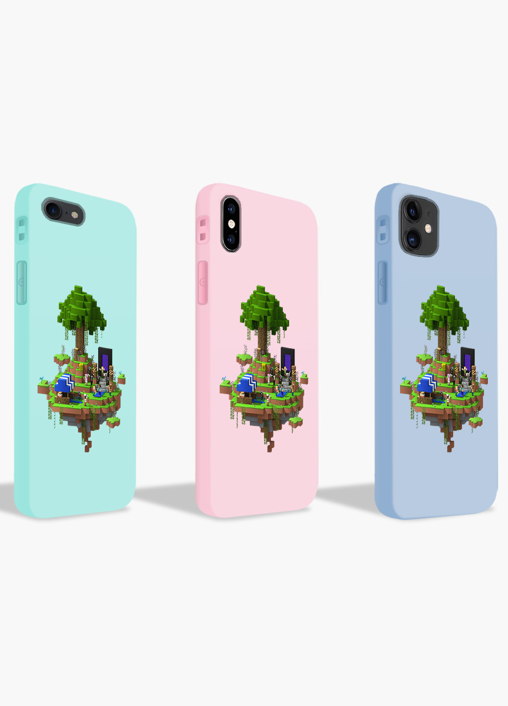 Чехол силиконовый Apple Iphone Xr Майнкрафт (Minecraft) (8225-1177) MobiPrint (219357060)