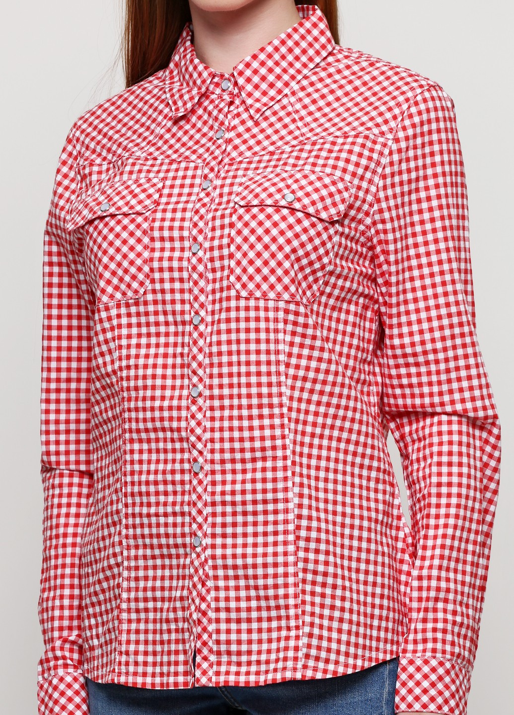Красная кэжуал рубашка в клетку Red Label