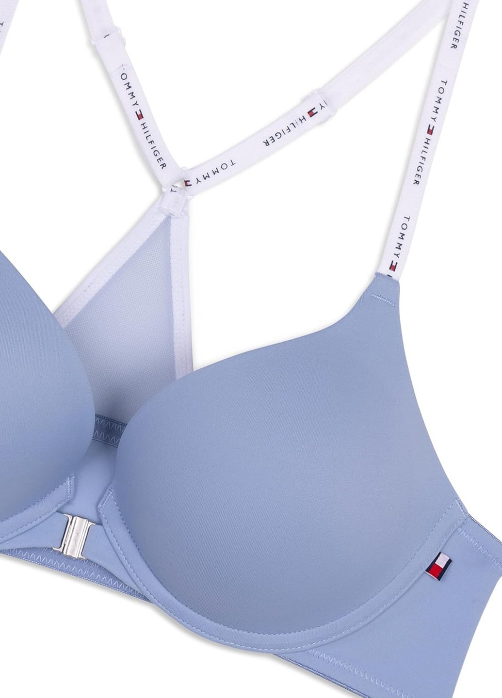Голубой бюстгальтер Tommy Hilfiger с косточками нейлон