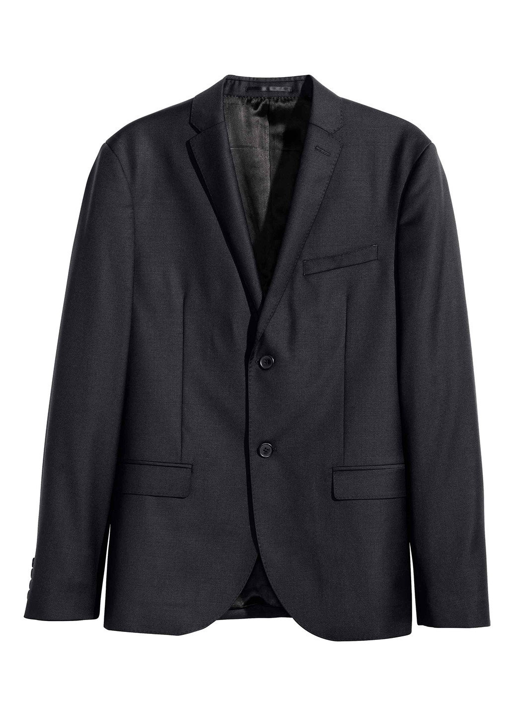 Пиджак H&M чёрный кэжуал