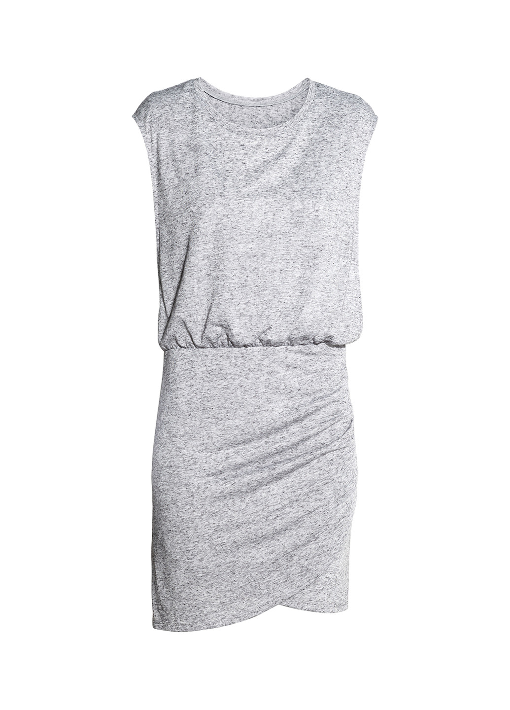 Світло-сіра кежуал сукня для годуючих H&M меланжева